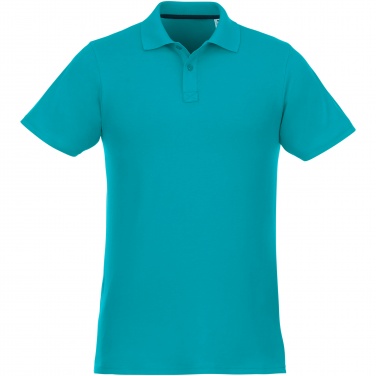 Logo trade promotional giveaway photo of: Helios short sleeve men's polo