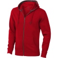 Arora men's full zip hoodie, Red