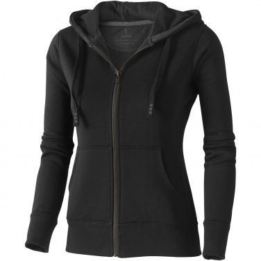 Logo trade corporate gifts image of: Arora women's full zip hoodie