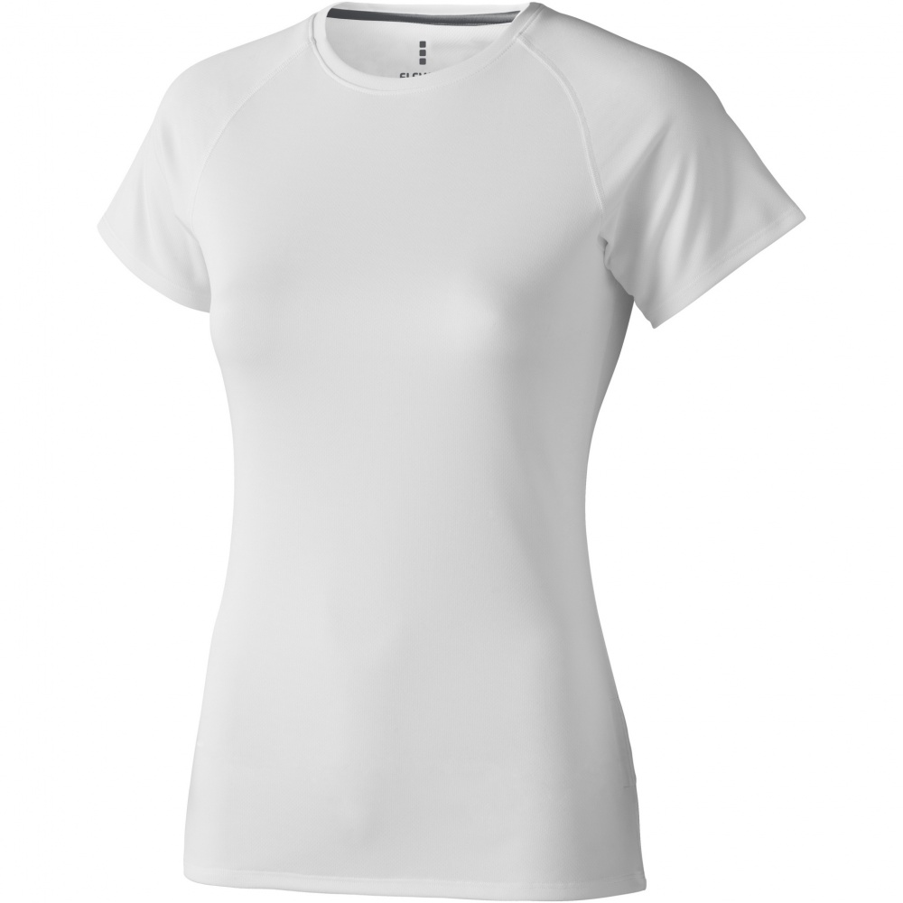 Logo trade corporate gifts picture of: Niagara short sleeve women's cool fit t-shirt