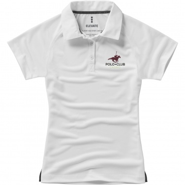 Logo trade promotional giveaways image of: Ottawa short sleeve women's cool fit polo