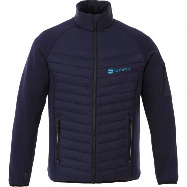 Logo trade promotional merchandise image of: Banff men's hybrid insulated jacket