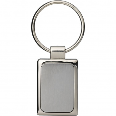 Logotrade promotional giveaway image of: Sergio rectangular metal keychain