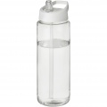 H2O Active® Vibe 850 ml spout lid sport bottle, Transparent / White