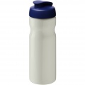 H2O Active® Eco Base 650 ml flip lid sport bottle, Ivory white / Blue