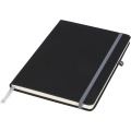 Noir medium notebook, Solid black / Grey