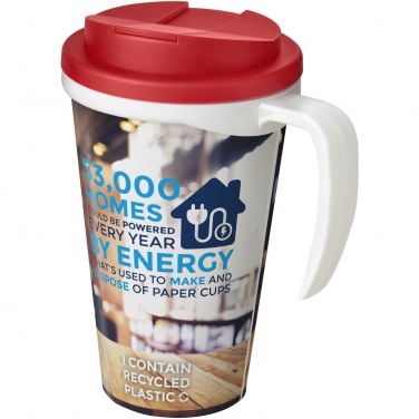 Logo trade business gifts image of: Brite-Americano® Grande 350 ml mug with spill-proof lid