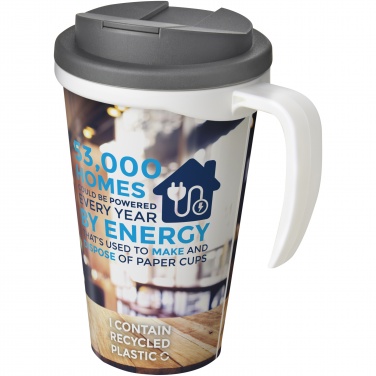 Logo trade corporate gifts image of: Brite-Americano® Grande 350 ml mug with spill-proof lid