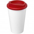 Americano® Eco 350 ml recycled tumbler, White / Red