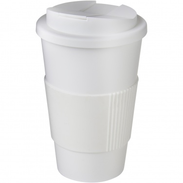 Logotrade promotional products photo of: Americano® 350 ml tumbler with grip & spill-proof lid