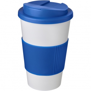 Logotrade advertising product image of: Americano® 350 ml tumbler with grip & spill-proof lid