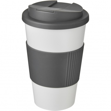 Logo trade promotional giveaways image of: Americano® 350 ml tumbler with grip & spill-proof lid