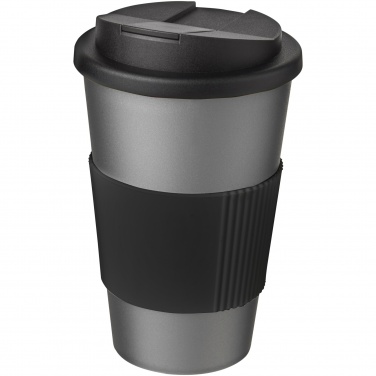 Logotrade promotional merchandise picture of: Americano® 350 ml tumbler with grip & spill-proof lid