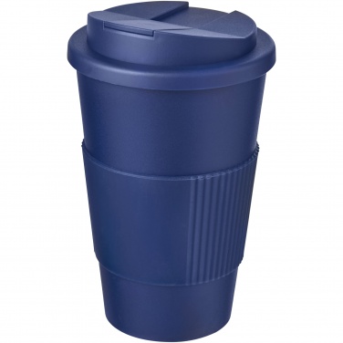 Logotrade promotional gift image of: Americano® 350 ml tumbler with grip & spill-proof lid