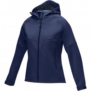 Logo trade promotional giveaways image of: Coltan women’s GRS recycled softshell jacket