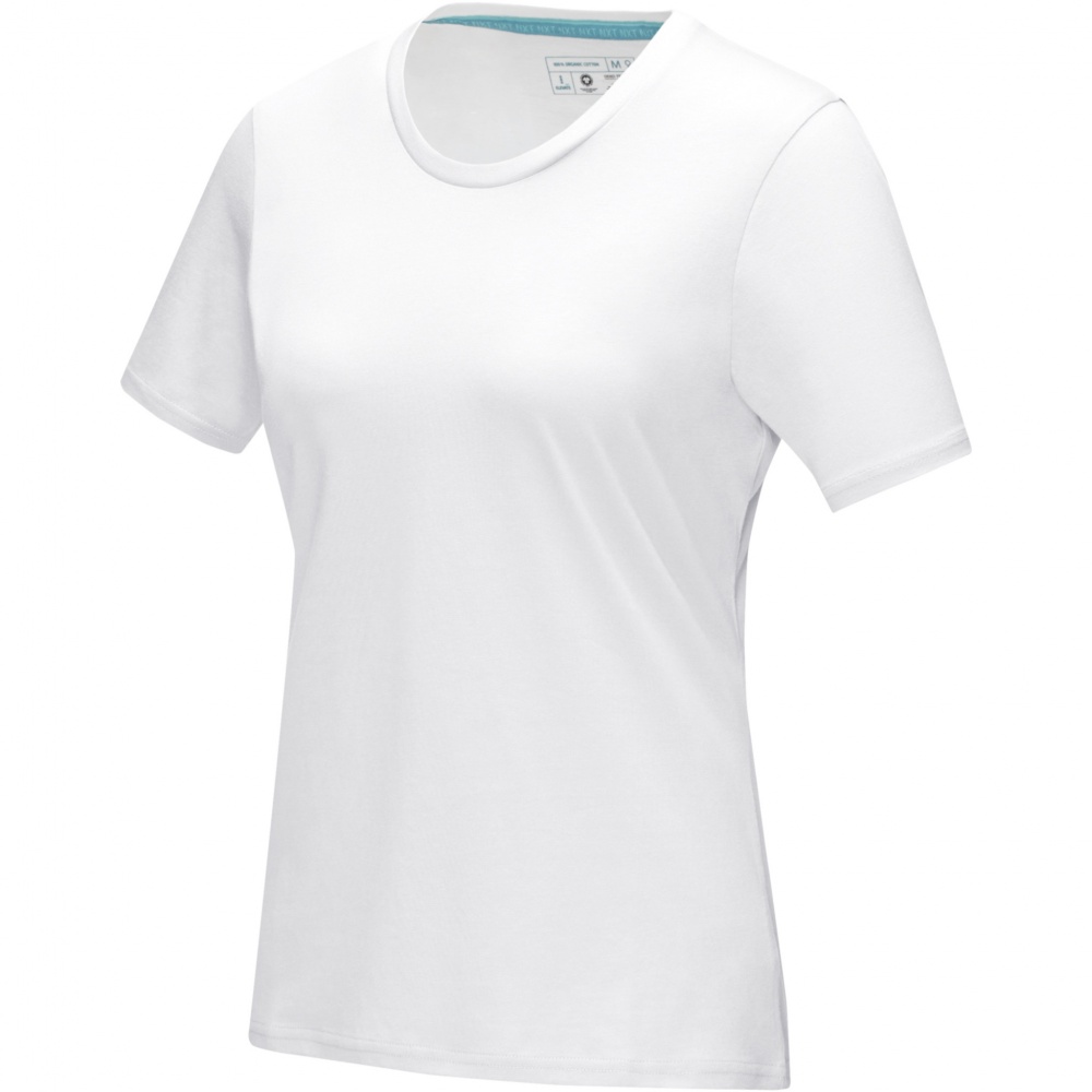 Logo trade promotional gifts picture of: Azurite short sleeve women’s organic t-shirt