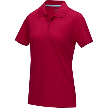 Logotrade business gift image of: Graphite short sleeve women’s organic polo