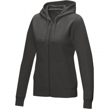 Logotrade business gift image of: Ruby women’s organic recycled full zip hoodie