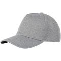 Manu 5 panel stretch cap, Heather grey