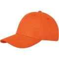 Davis 6 panel cap, Orange