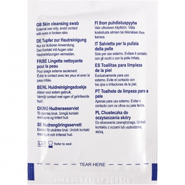 Logo trade promotional merchandise image of: Elisabeth cleansing wipes