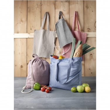 Logo trade corporate gift photo of: Pheebs 210 g/m² recycled gusset tote bag 13L