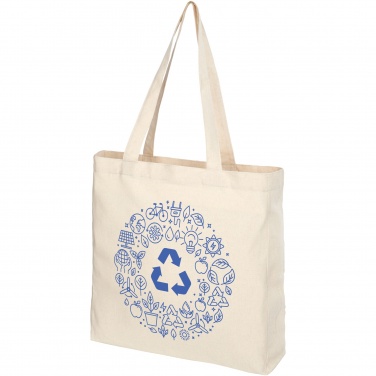 Logotrade promotional merchandise picture of: Pheebs 210 g/m² recycled gusset tote bag 13L