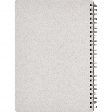 Logo trade promotional merchandise photo of: Bianco A5 size wire-o notebook