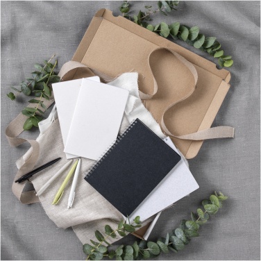 Logo trade business gift photo of: Bianco A5 size wire-o notebook