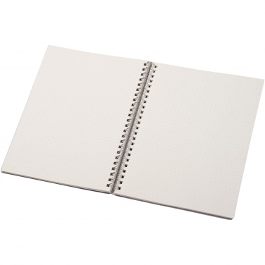 Logotrade corporate gift picture of: Bianco A5 size wire-o notebook