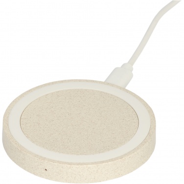 Logotrade advertising products photo of: Naka 5W wheat straw wireless charging pad