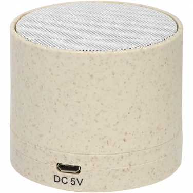 Logotrade advertising product image of: Kikai wheat straw Bluetooth® speaker