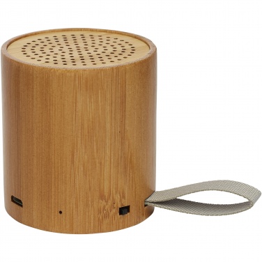 Logo trade promotional giveaways image of: Lako bamboo Bluetooth® speaker 