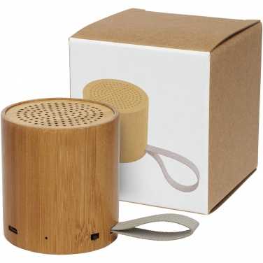 Logo trade promotional giveaways image of: Lako bamboo Bluetooth® speaker 