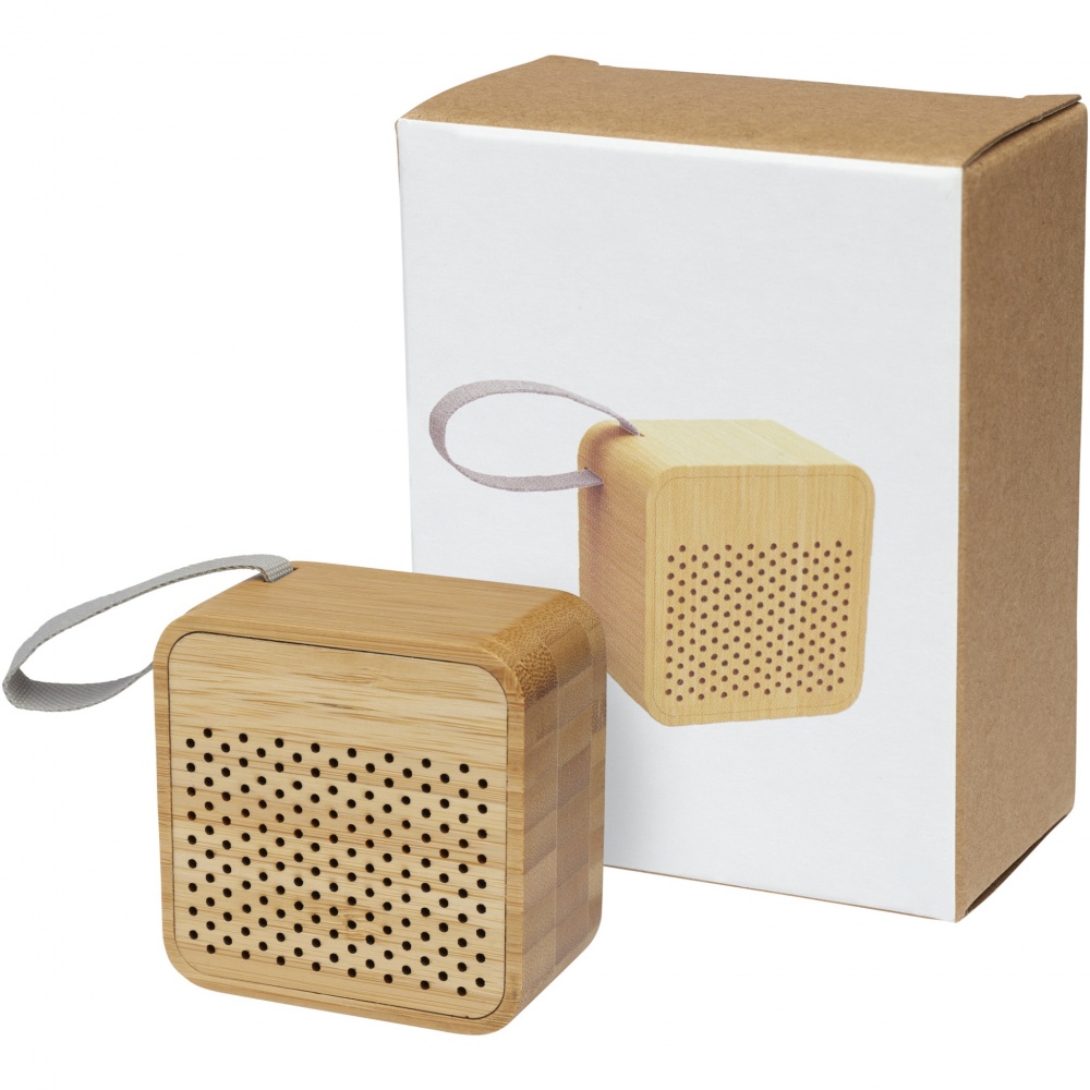 Logo trade promotional merchandise image of: Arcana bamboo Bluetooth® speaker