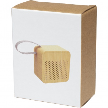 Logo trade business gift photo of: Arcana bamboo Bluetooth® speaker