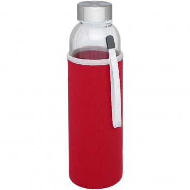 Logo trade corporate gifts image of: Bodhi 500 ml glass water bottle