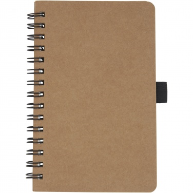 Logotrade corporate gifts photo of: Cobble A6 wire-o recycled cardboard notebook with stone paper