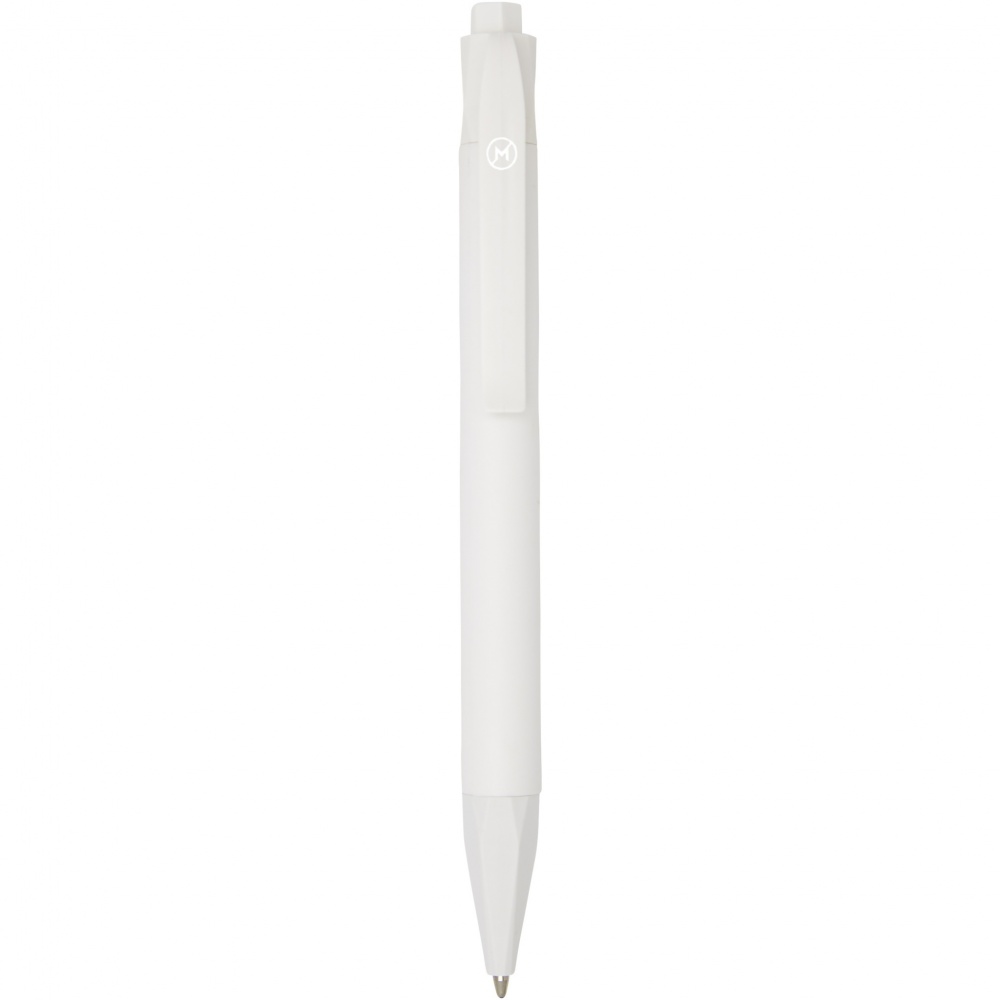 Logo trade advertising products image of: Terra corn plastic ballpoint pen