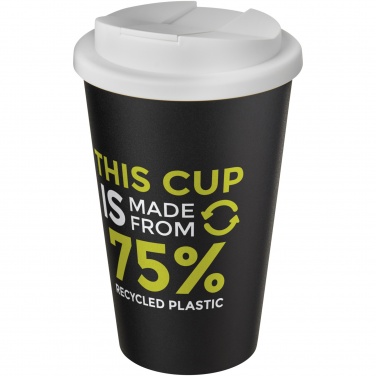 Logo trade corporate gifts picture of: Americano® Eco 350 ml recycled tumbler with spill-proof lid