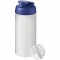 Baseline Plus 500 ml shaker bottle, Blue / Frosted clear