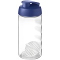 H2O Active® Bop 500 ml shaker bottle, Blue / Transparent