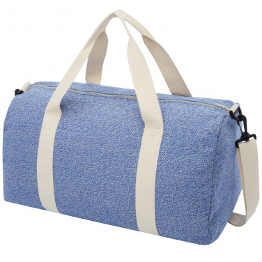 Logotrade promotional giveaway picture of: Pheebs 450 g/m² recycled cotton and polyester duffel bag 24L