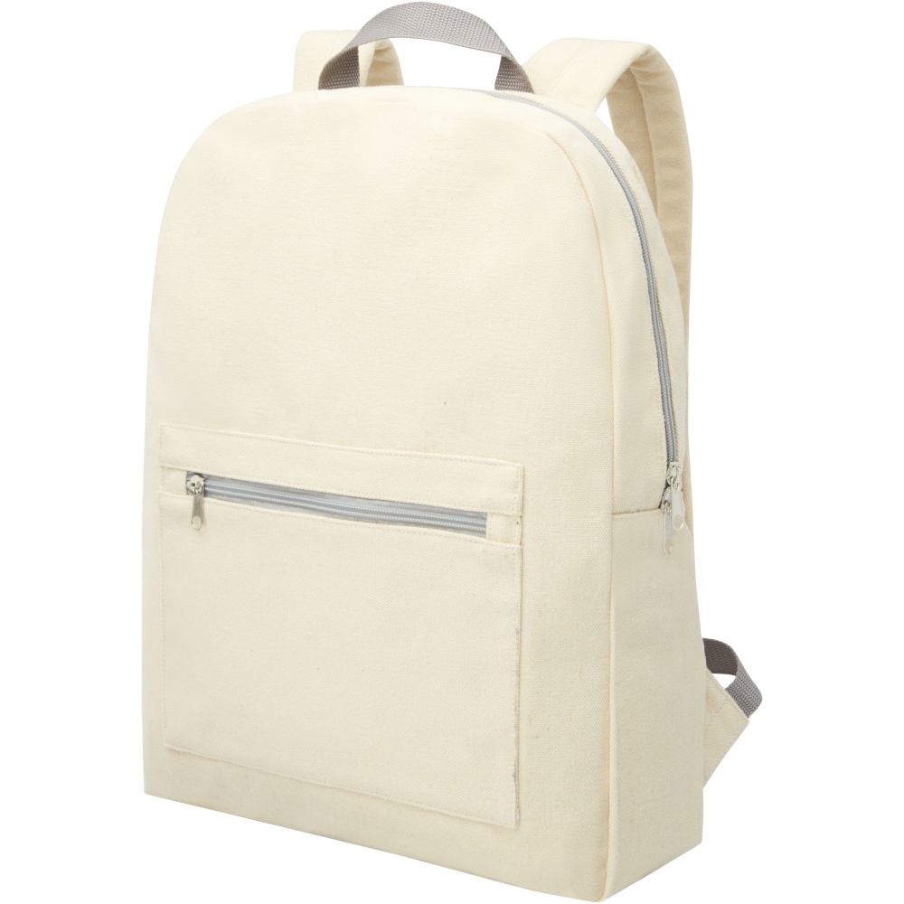 Logotrade corporate gift picture of: Pheebs 450 g/m² recycled cotton and polyester backpack 10L