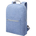 Pheebs 450 g/m² recycled cotton and polyester backpack 10L, Heather navy