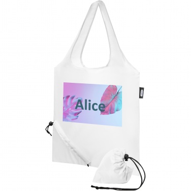 Logo trade advertising products image of: Sabia RPET foldable tote bag 7L