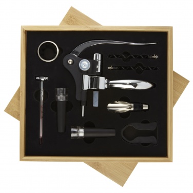 Logo trade promotional giveaways picture of: Malbick 9-piece wine set