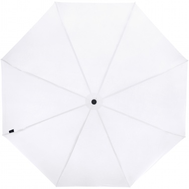 Logo trade promotional merchandise photo of: Birgit 21'' foldable windproof recycled PET umbrella