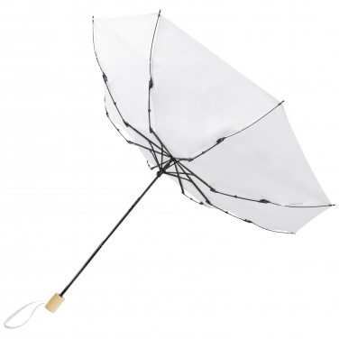 Logotrade promotional giveaway image of: Birgit 21'' foldable windproof recycled PET umbrella