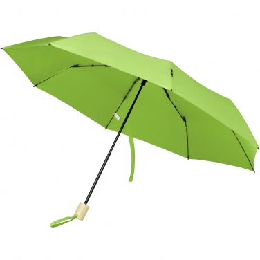 Logo trade promotional products image of: Birgit 21'' foldable windproof recycled PET umbrella